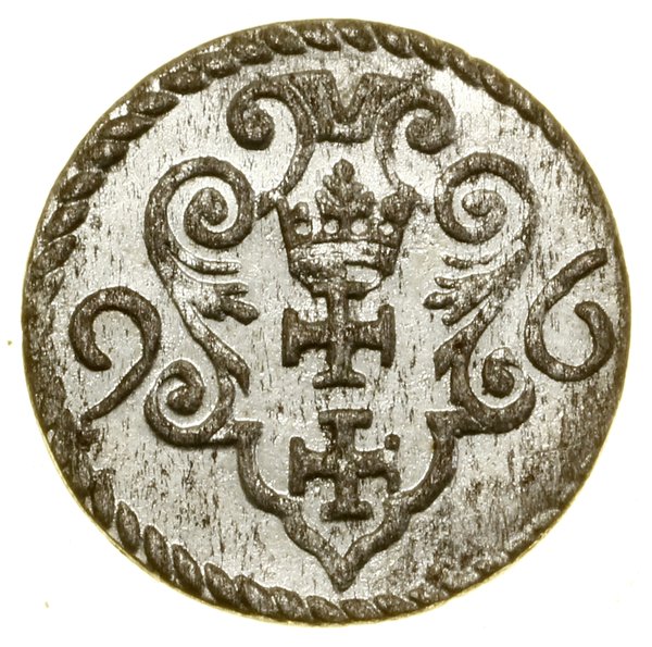 Denar, 1596, Gdańsk