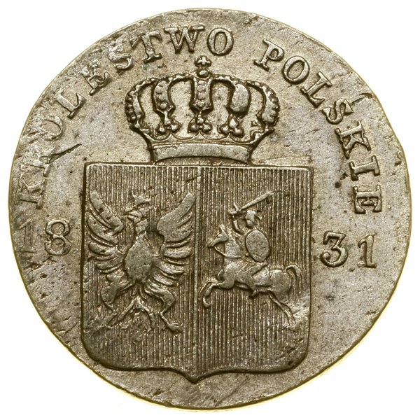 10 groszy, 1831 KG, Warszawa