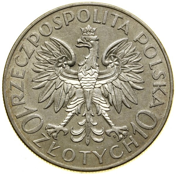 10 złotych, 1933, Warszawa; Jan III Sobieski – 2