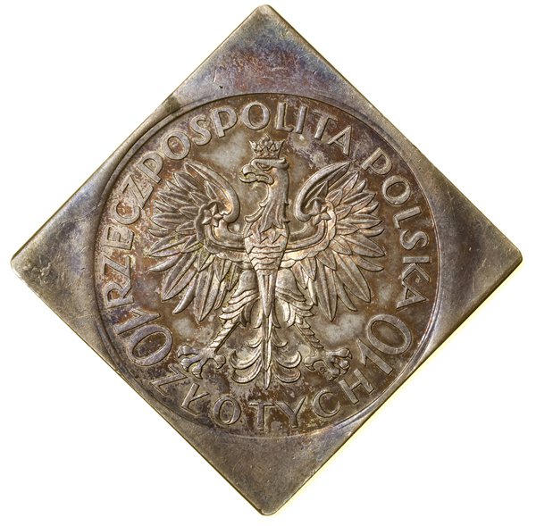 Klipa 10 złotych, 1933, Warszawa; Jan III Sobies