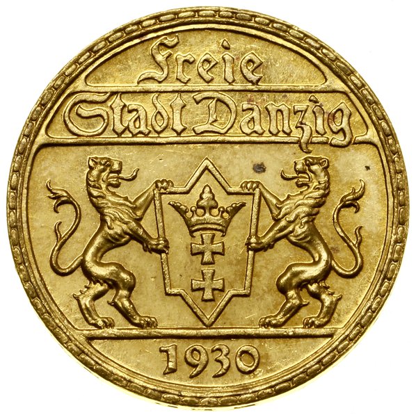 25 guldenów, 1930, Berlin; Posąg Neptuna; AKS 6,