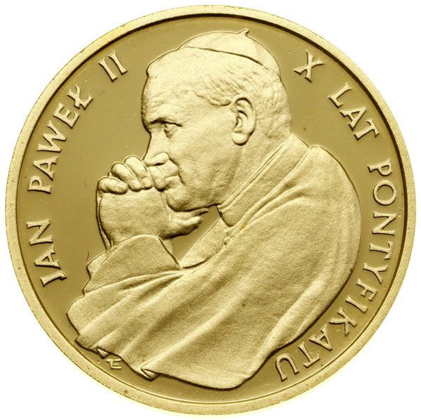 Komplet monet z Janem Pawłem II – X Lat Pontyfik