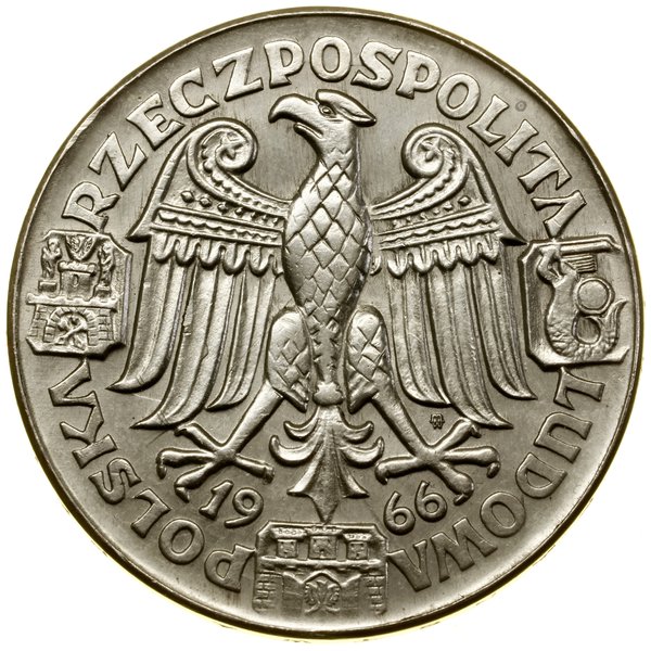 100 złotych, 1966, Warszawa; Mieszko i Dąbrówka 