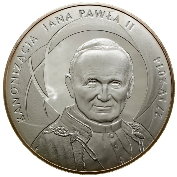 Komplet monet wyemitowanych przez NBP z okazji Kanonizacji Jana Pawła II w 2014 roku, Warszawa