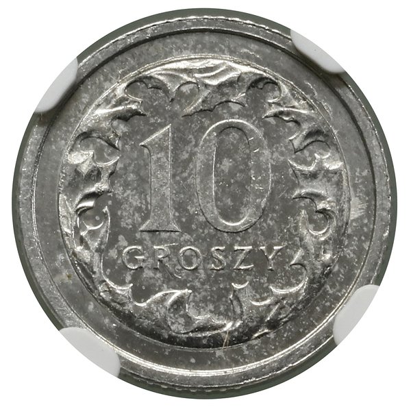 10 groszy, 2006, Warszawa; bez napisu PRÓBA; Par