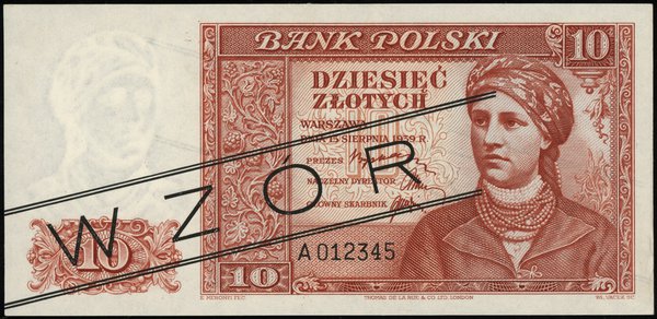10 złotych, 15.08.1939
