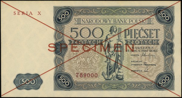 500 złotych, 15.07.1947