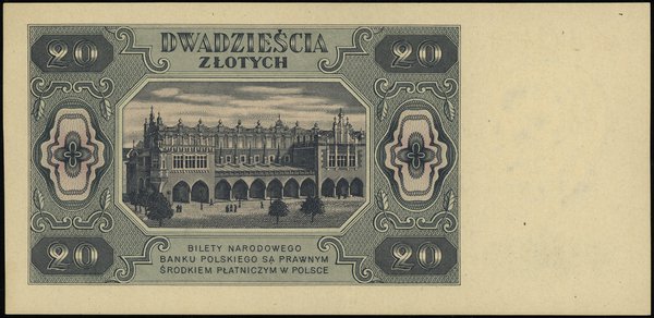 20 złotych, 1.07.1948; seria AR, numeracja 23245