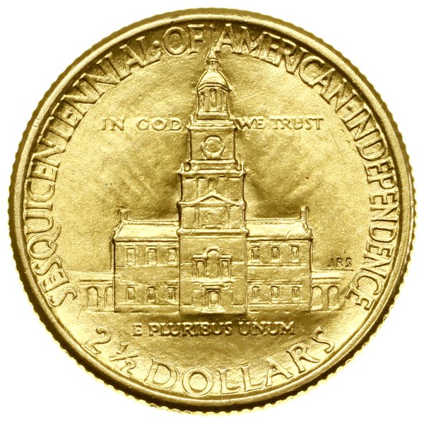 2 1/2 dolara, 1926, Filadelfia; 150-lecie niepod