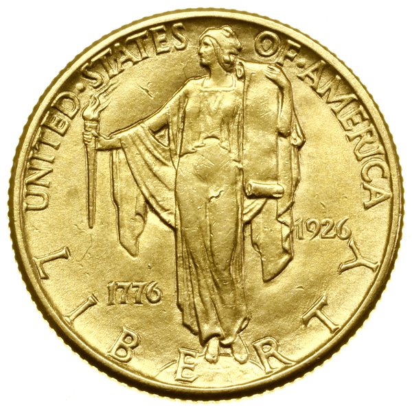 2 1/2 dolara, 1926, Filadelfia; 150-lecie niepod