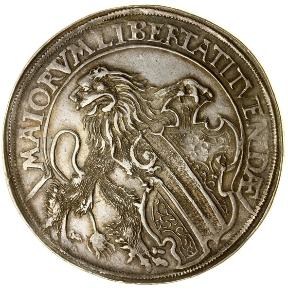 Talar, 1588; Aw: Lew trzymający tarczę miejską, 