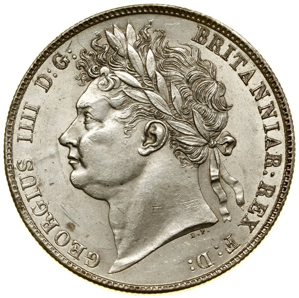 1/2 korony, 1823, Londyn