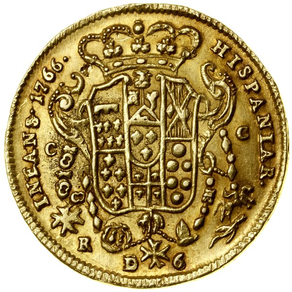 6 ducati (dukatów), 1766 DeG, Neapol