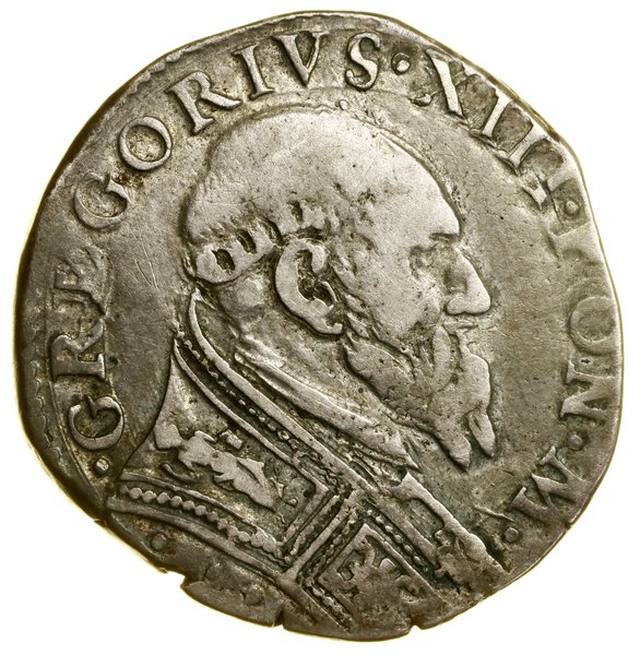 Teston, 1575, Rzym