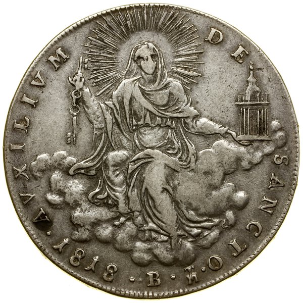 Scudo, 1818, Rzym