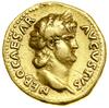 Aureus, (64–65), Rzym; Aw: Popiersie cesarza w wieńcu laurowym w prawo, NERO CAESAR AVGVSTVS;  Rw:..