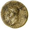 Sesterc, (65), Lugdunum (Lyon); Aw: Głowa cesarz