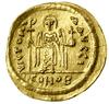 Solidus, (ok. 607–610), Konstantynopol; Aw: Popiersie władcy trzymającego krzyż na wprost, o N FOC..