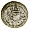 Denar królewski, (1076–1079/1080); Aw: Popiersie władcy w lewo, w koronie, z uniesionym mieczem, z..