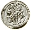 Denar, (1138–1146); Aw: Rycerz z mieczem i tarcz