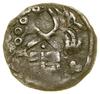 Zestaw 2 monet, w skład zestawu wchodzi: 1) Parwus, (do 1301); Aw: Hełm rycerski ze skrzyżowanymi ..