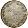 1 1/2 rubla = 10 złotych, 1834 НГ, Petersburg; w