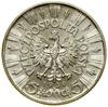 5 złotych, 1936, Warszawa; Józef Piłsudski; Kop. 2961, Parchimowicz 118c; moneta umyta,  ale piękn..