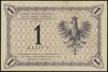 1 złoty, 28.02.1919; seria 77 H, numeracja 079843; Lucow 563 (R3) – ale nie notuje tej serii, Miłc..