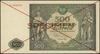 500 złotych; 15.01.1946; seria A, numeracja 8900