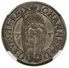 1 öre, 1575, Sztokholm; SM 71, SMB 73; moneta w ładnym stanie zachowania, delikatna patyna; w pude..