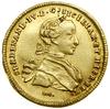 6 ducati (dukatów), 1766 DeG, Neapol; pod popiersiem władcy inicjały DeG (mincmistrz Giovanni Casi..