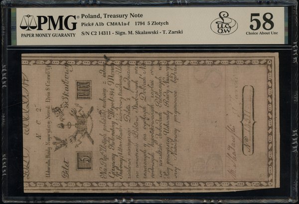 5 złotych polskich, 8.06.1794