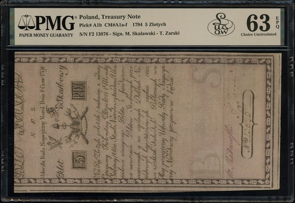 5 złotych polskich, 8.06.1794