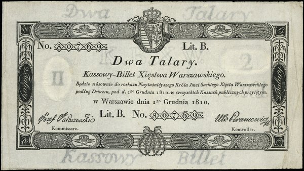 2 talary, 1.12.1810