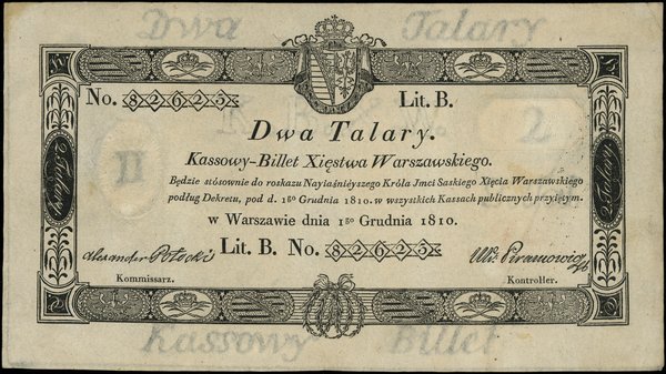 2 talary, 1.12.1810