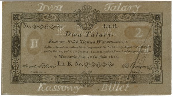 2 talary, 1.12.1810