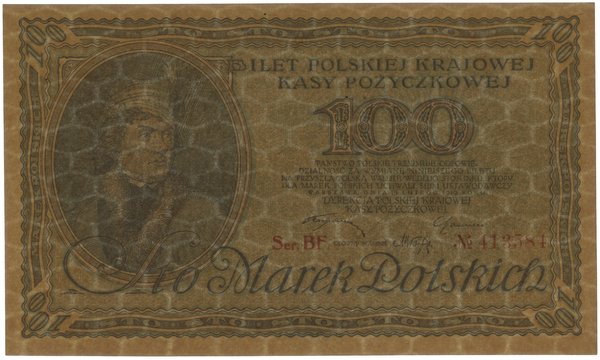 100 marek polskich, 15.02.1919