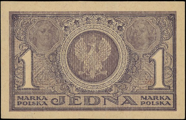 1 marka polska, 17.05.1919; seria PG, numeracja 