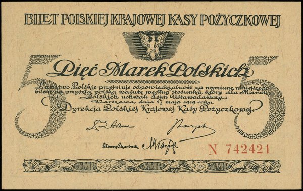 5 marek polskich, 17.05.1919