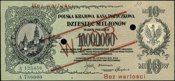 10.000.000 marek polskich, 20.11.1923