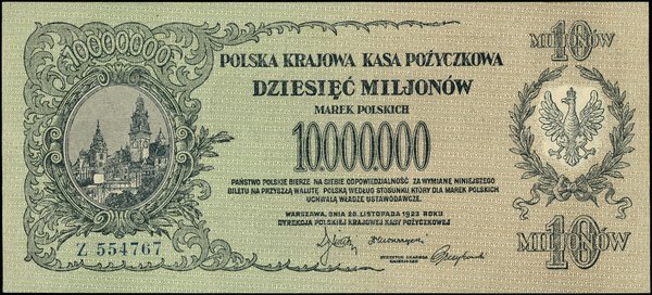 10.000.000 marek polskich, 20.11.1923