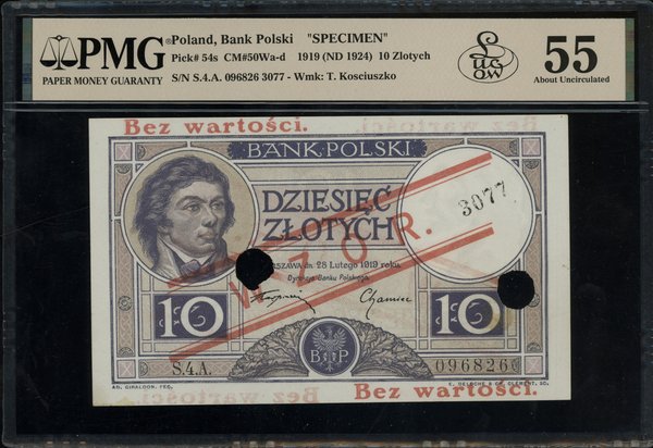 10 złotych, 28.02.1919