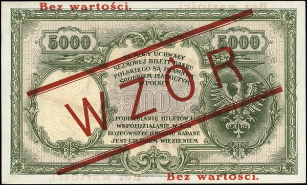 5.000 złotych, 28.02.1919