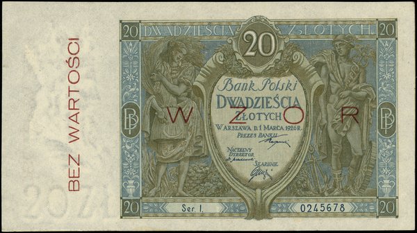 20 złotych, 1.03.1926