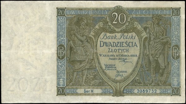 20 złotych, 1.03.1926