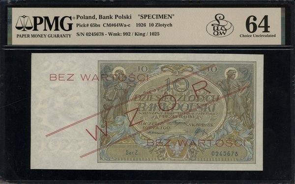 10 złotych, 20.07.1926