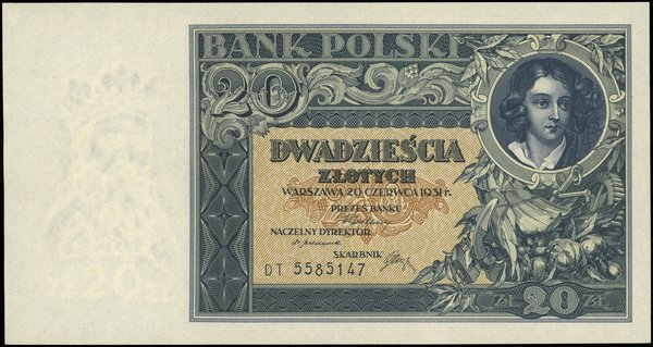 20 złotych, 20.06.1931