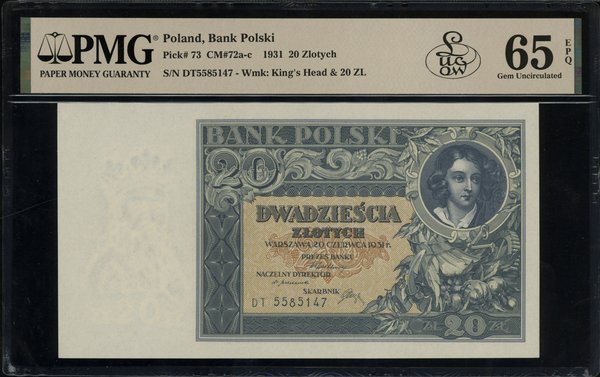 20 złotych, 20.06.1931