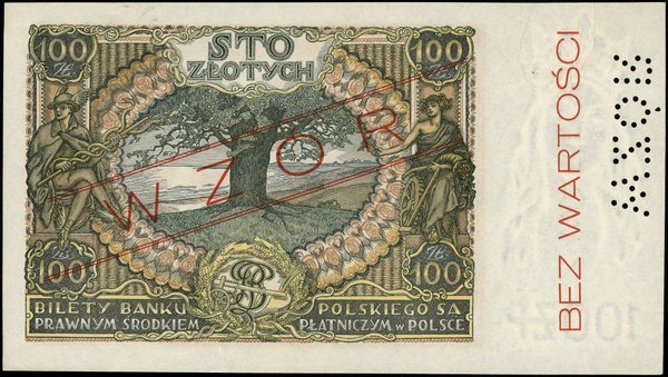 100 złotych, 9.11.1934