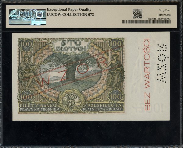 100 złotych, 9.11.1934